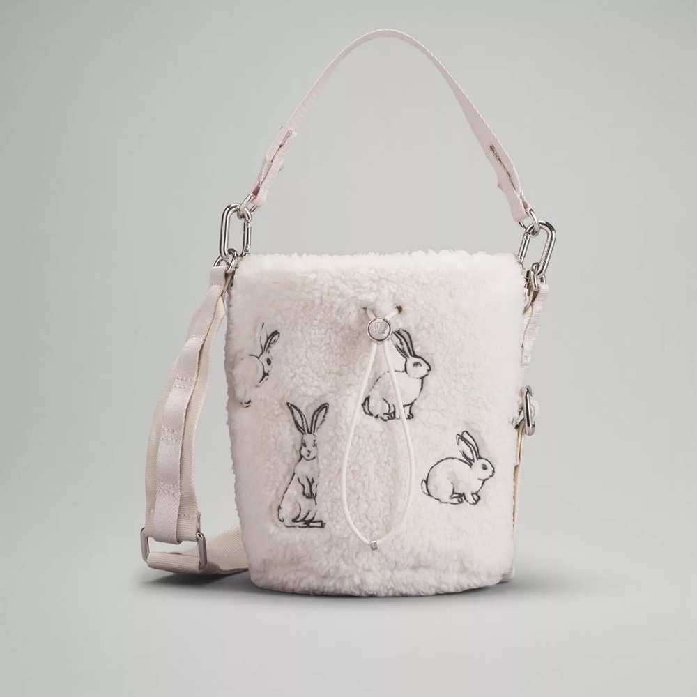 LULULEMON New Year Rabbit Fleece Crossbody Bucket Bag